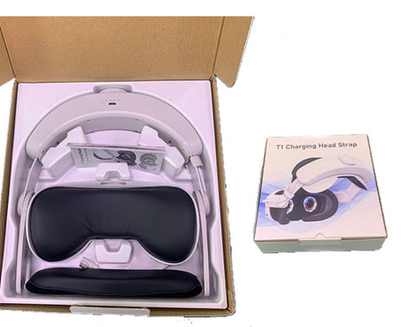 For Meta Quest 3 Rechargeable Headband Adjustable Headstrap Built In 6000mAh Battery, Rechargeable Headband