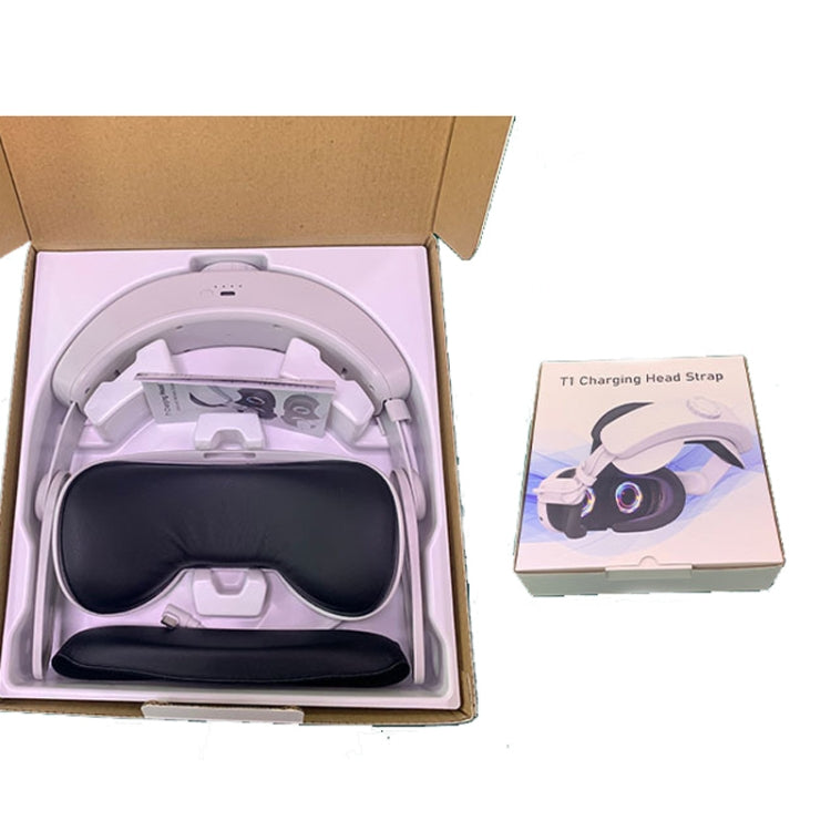 For Meta Quest 3 Rechargeable Headband Adjustable Headstrap Built In 6000mAh Battery, Rechargeable Headband