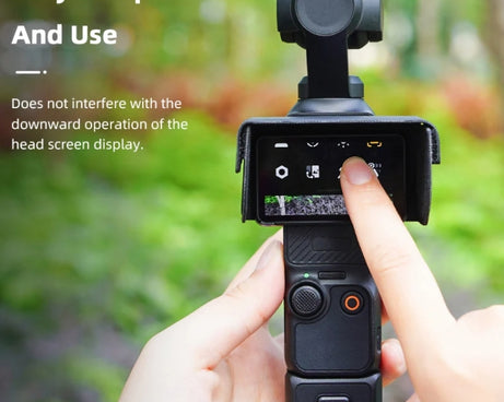 For DJI Osmo Pocket 3 BRDRC Sunshade Hood Light Weight Screen Shade