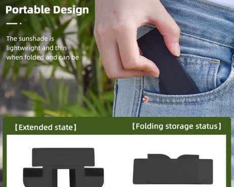 For DJI Osmo Pocket 3 BRDRC Sunshade Hood Light Weight Screen Shade