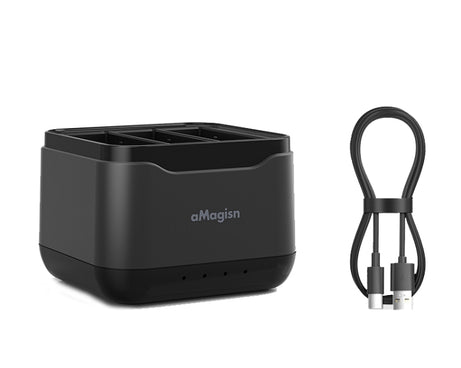 For Insta360 Ace Pro / Ace aMagisn 3 Slots Battery Charger Charging Hub, For Insta360 Ace Pro / Ace