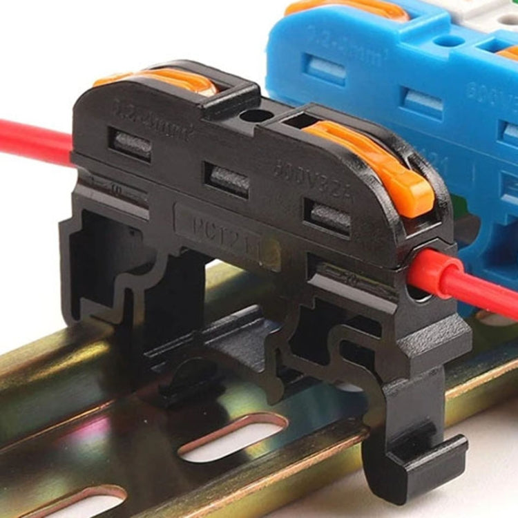 10pcs Guide Rail Type Replacement UK Quick Terminal Block 1 Input 1 Output