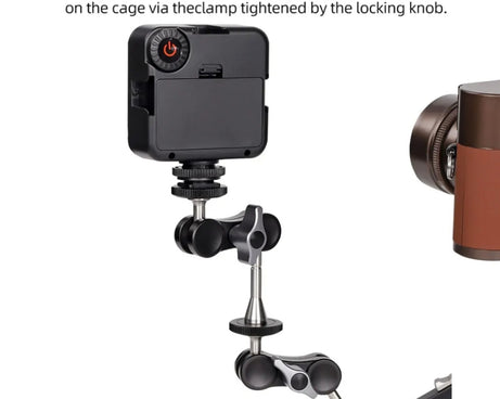 XILETU  TM Series Magic Arm With Dual Ballhead Camera Video Monitor Mount Adapter, TM-2, TM-3, TM-4, TM-5