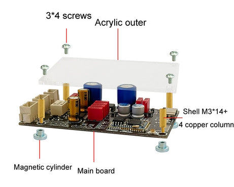 Bluetooth Lossless Decoder Board APTX Amplifier Wireless Receiver, QCC3034, QCC5125