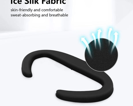 AMVR Q3FC1 For Meta Quest3 Mask Ice Silk Breathable Leather Material