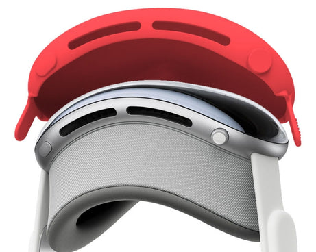 For Apple Vision Pro Silicone Protective Cover VR Accessories, Black, White, Red, Blue, Pink