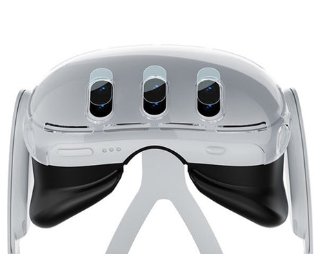 For Meta Quest 3 PC Protective Shell, 7 In 1 (Glitter Transparent), 7 In 1 (Glitter Transparent Blue), 7 In 1 (Glitter Transparent Red), Single Shell (Glitter Transparent), Single Shell (Glitter Transparent Blue), Single Shell (Glitter Transparent Red)