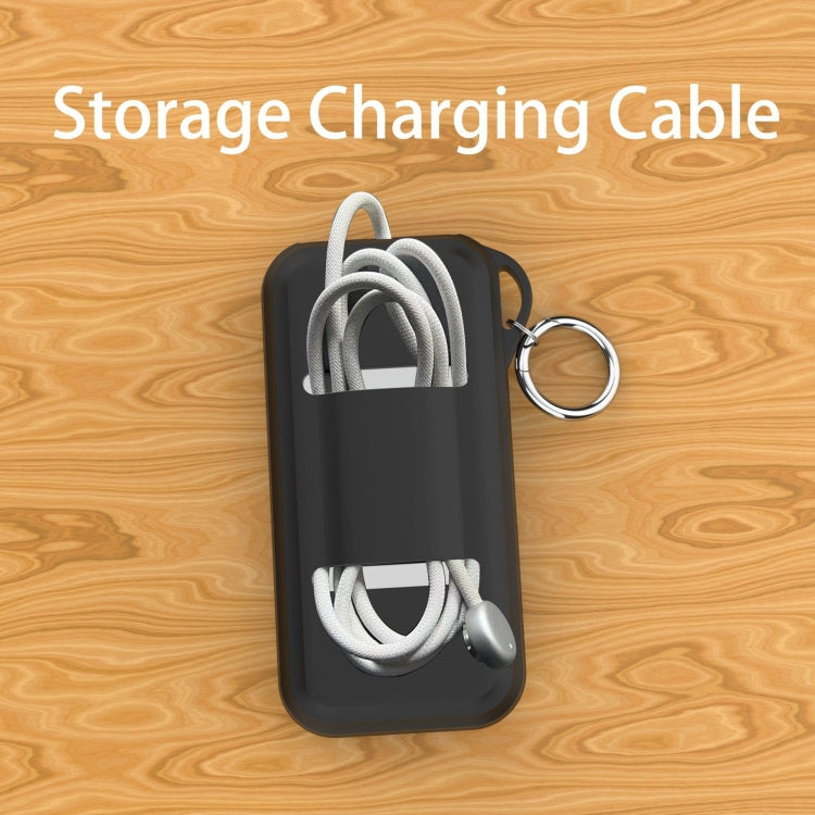 For Apple Vision Pro Accessories Power Protective Case Battery Silicone Storage Shell, Black, Pink, Deep Blue