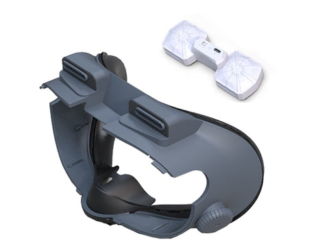 For Meta Quest 3 Air Circulation Heat Dissipation Replacement Mask With Fan Anti-Fogging VR Mask Accessories, With Fan