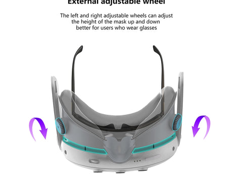 For Meta Quest 3 Air Circulation Heat Dissipation Replacement Mask With Fan Anti-Fogging VR Mask Accessories, With Fan