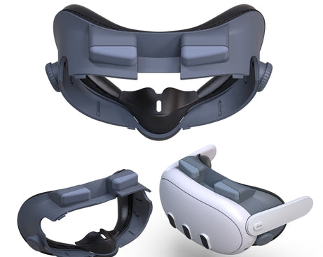 For Meta Quest 3 Adjustable Replacement Eye Mask VR Blackout Soft Replacement Face Mask Set, Without Fan