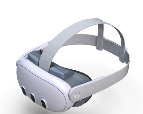 For Meta Quest 3 Adjustable Replacement Eye Mask VR Blackout Soft Replacement Face Mask Set, Without Fan