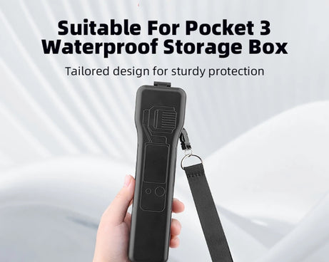 For DJI OSMO POCKET 3 BRDRC Waterproof Storage Box Protective Shell  With Lanyard