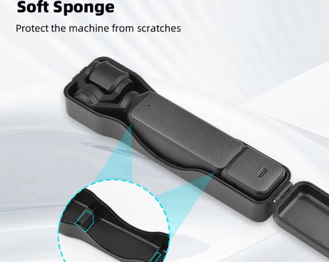 For DJI OSMO POCKET 3 BRDRC Waterproof Storage Box Protective Shell  With Lanyard