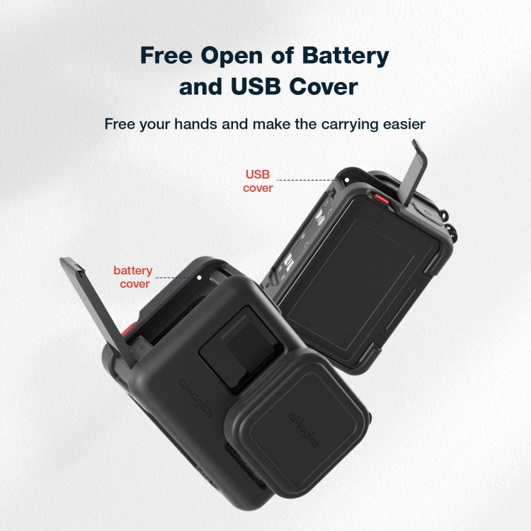 aMagisn Silicone Protection Case Sports Camera Protection Accessories, For Insta360 Ace Pro (Black), For Insta360 Ace Pro (Blue), For Insta360 Ace (Black), For Insta360 Ace (Blue)