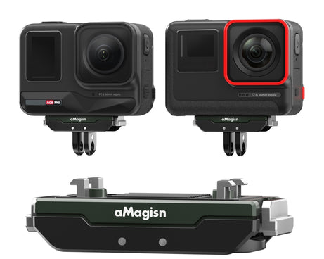 For Insta360 Ace / Ace Pro / X5 aMagisn Metal Magnetic Quick Release Sports Camera Accessories