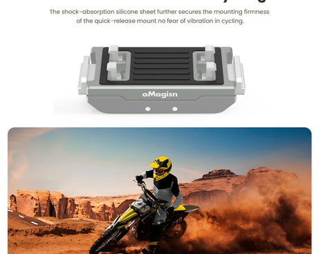 For Insta360 Ace / Ace Pro / X5 aMagisn Metal Magnetic Quick Release Sports Camera Accessories