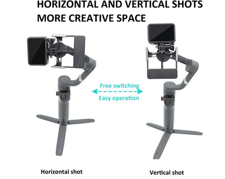 Universal Phone Gimbal to Sports Camera Adapter For DJI OSMO 6 / 5 / 4 / 3 to Gopro DJI Action 4