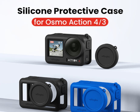 For DJI Osmo Action 4 / 3 aMagisn Silicone Protection Case Camera Protection Accessories