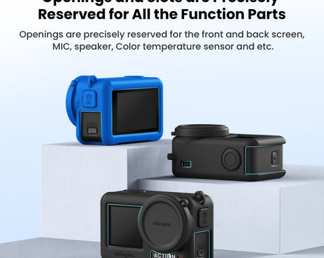For DJI Osmo Action 4 / 3 aMagisn Silicone Protection Case Camera Protection Accessories