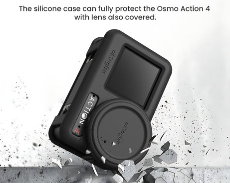 For DJI Osmo Action 4 / 3 aMagisn Silicone Protection Case Camera Protection Accessories