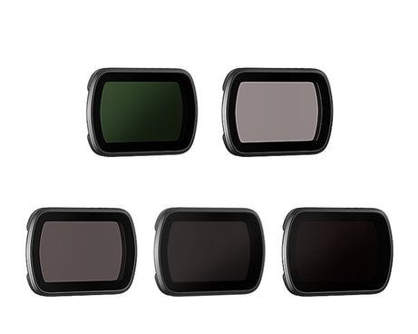 For DJI Osmo Pocket 3 aMagisn HD Double Sided Coated Filters Sports Camera Protective Goggles, CPL, ND16+ND64+ND256 + CPL, ND16+ND64+ND256+ND1000