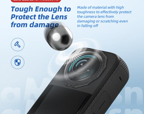 For Insta360 X3 aMagisn 2 In 1 Paste Lens Guard Mobility Camera Accessories
