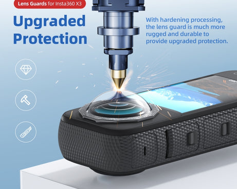 For Insta360 X3 aMagisn 2 In 1 Paste Lens Guard Mobility Camera Accessories
