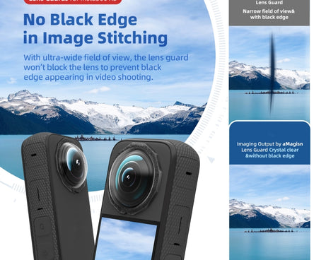 For Insta360 X3 aMagisn 2 In 1 Paste Lens Guard Mobility Camera Accessories