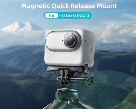 For Insta360 GO 3 / 3S aMagisn Magnetic Fast Disassembly Bottom Seat Bracket Sports Camera Accessories