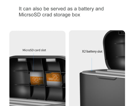 For Insta360 ONE X2 aMagisn Battery Fast Charging Box