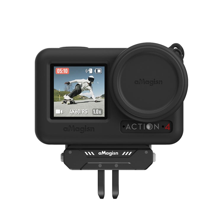 For DJI Osmo 360 / Action 5 Pro / Action 4 / Action 3 aMagisn Magnetic Fast Disassembly Motion Camera Accessories