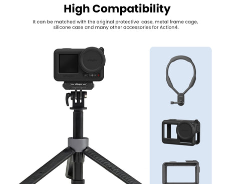 For DJI Osmo 360 / Action 5 Pro / Action 4 / Action 3 aMagisn Magnetic Fast Disassembly Motion Camera Accessories