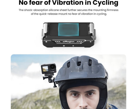 For DJI Osmo 360 / Action 5 Pro / Action 4 / Action 3 aMagisn Magnetic Fast Disassembly Motion Camera Accessories