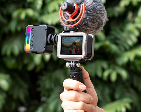 For GoPro HERO11 Black /10 Black /9 Black aMagisn Ultra-Light Metal Rabbit Cage Protection Border