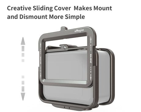 For GoPro HERO11 Black /10 Black /9 Black aMagisn Ultra-Light Metal Rabbit Cage Protection Border