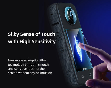 For Insta360 X3 aMagisn Screen Tempered Film Protection Sports Camera Accessories, 1set, 2sets