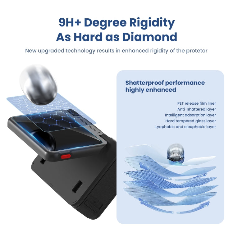 For Insta360 ACE aMagisn Tempered Film Protective Stickers Sports Camera Accessories, 3 In 1, 6 In 1