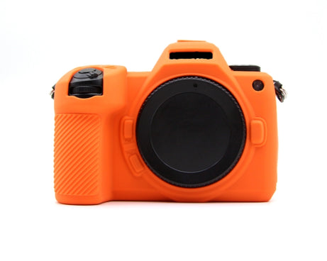 For Nikon Z6III Camera Protective Silicone Case, Black, Red, Yellow, Orange, Coffee, Green, Beige, Deep Blue