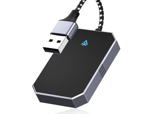 Car Carplay Box Wired to Wireless Bluetooth Adapter, For Android, For IOS, 2 in 1