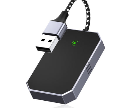 Car Carplay Box Wired to Wireless Bluetooth Adapter, For Android, For IOS, 2 in 1