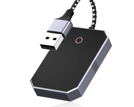 Car Carplay Box Wired to Wireless Bluetooth Adapter, For Android, For IOS, 2 in 1