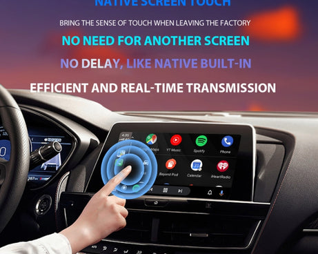 Car Carplay Box Wired to Wireless Bluetooth Adapter, For Android, For IOS, 2 in 1