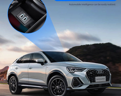 Car Carplay Box Wired to Wireless Bluetooth Adapter, For Android, For IOS, 2 in 1