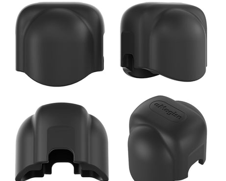 For Insta360 X4 AMagisn Silicone Protective Cover, Body Case + Lens Cover Black, Body Case + Lens Cover Gray, Body Case Black, Body Case Gray, Lens Cover Black, Lens Cover Gray