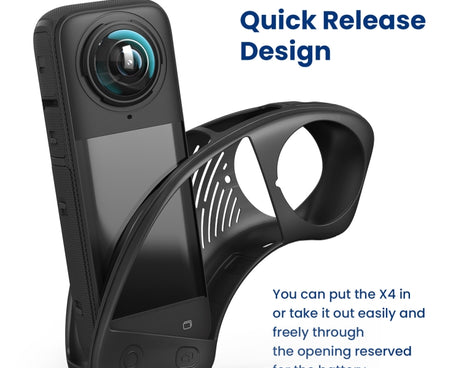 For Insta360 X4 AMagisn Silicone Protective Cover