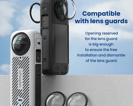 For Insta360 X4 AMagisn Silicone Protective Cover