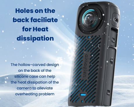 For Insta360 X4 AMagisn Silicone Protective Cover