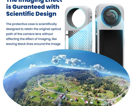 For Insta360 X4 AMagisn Silicone Protective Cover