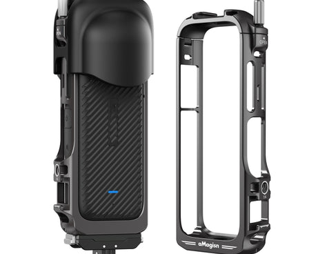 For Insta360 X4 aMagisn Metal Protective Housing Frame Quick Release Version